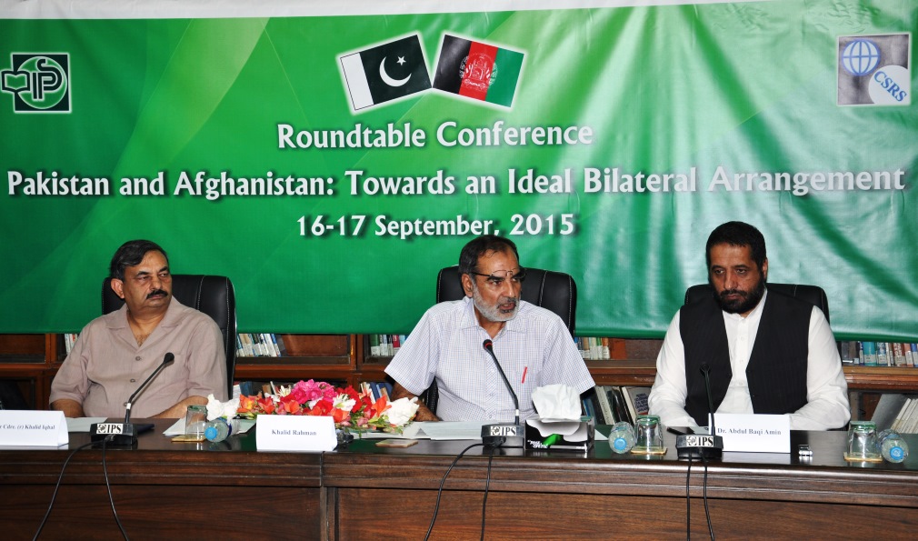 A Two-Day Conference on Afghanistan-Pakistan Ties holds in Islamabad