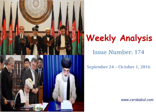 Weekly Analysis – Issue Number 174 (September 24 – October 1, 2016)