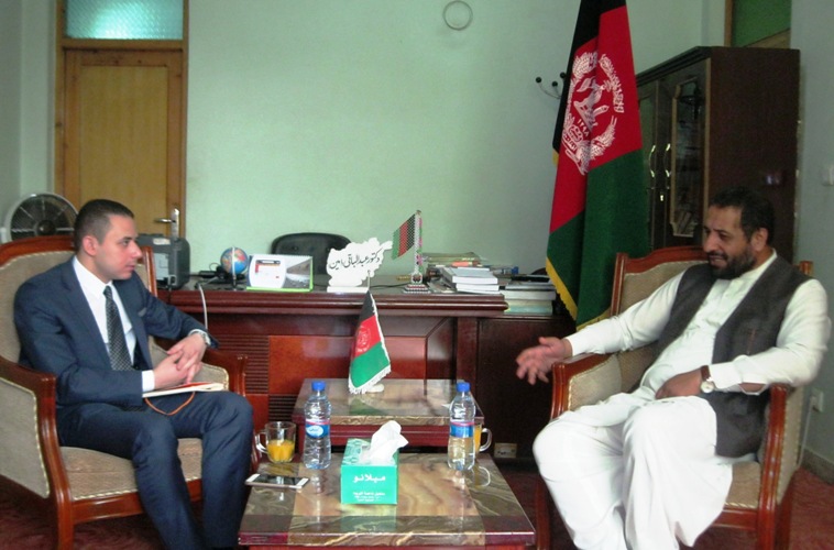 The Egyptian Deputy Ambassador to Afghanistan met CSRS’s leadership