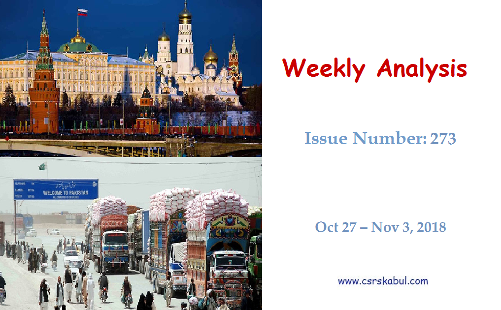 Weekly Analysis – Issue Number 273 (Oct 27 – Nov 3, 2018)