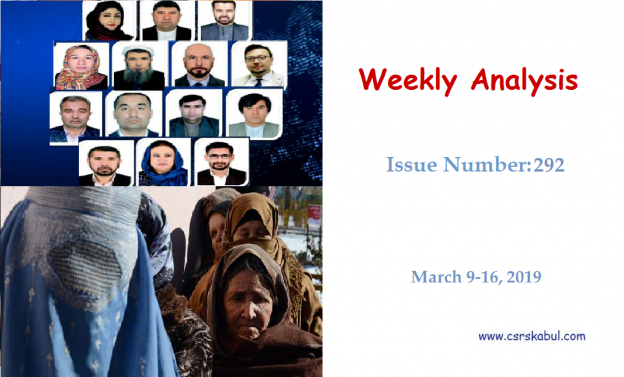 Weekly Analysis – Issue Number 292 (March 9-16, 2019)