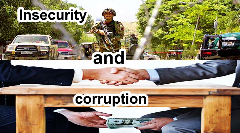 Insecurity and corruption, two blind nodes in Afghan politics