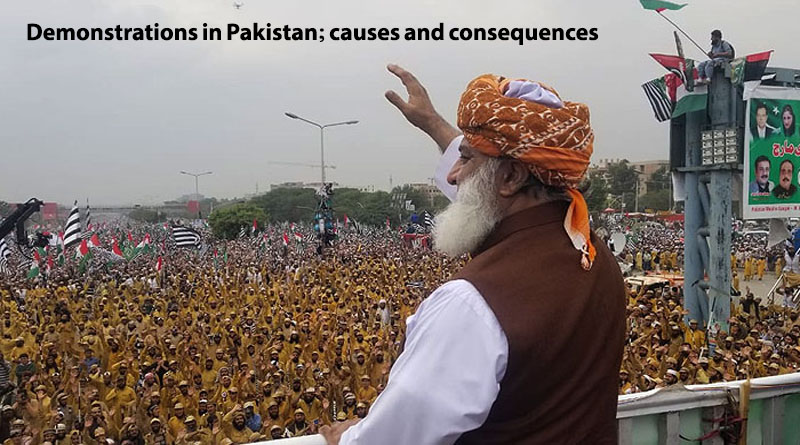 Demonstrations in Pakistan; causes and consequences