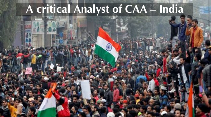 A critical analysis of CAA- India