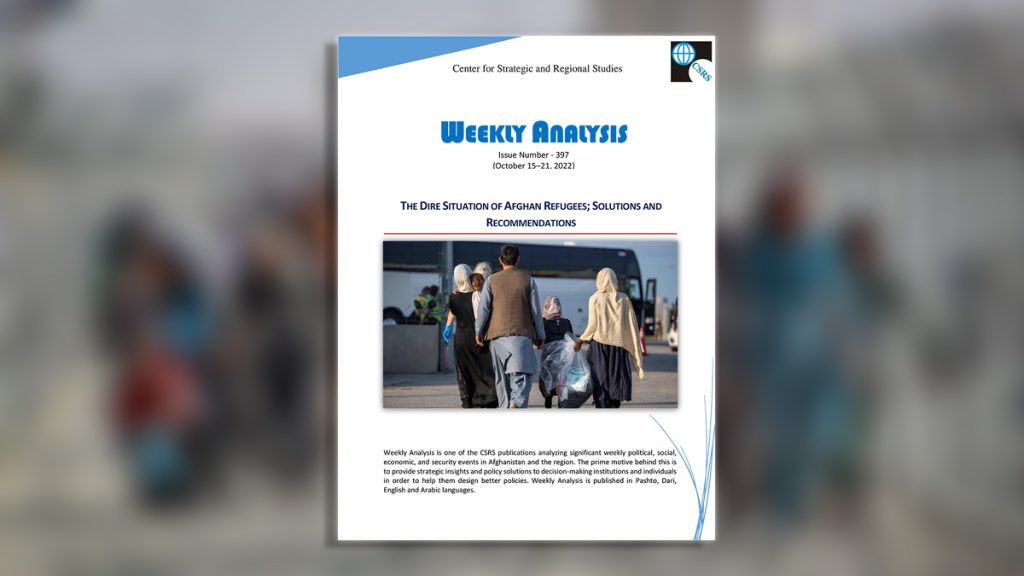 Negative propaganda against each other in Afghanistan and its neighbours should be prevented to eliminate its adverse effects on refugees. Currently, only the negative aspects are promoted. Still, the good treatment of refugees in other countries is not mentioned, as it only fuels the hostility between the two nations.