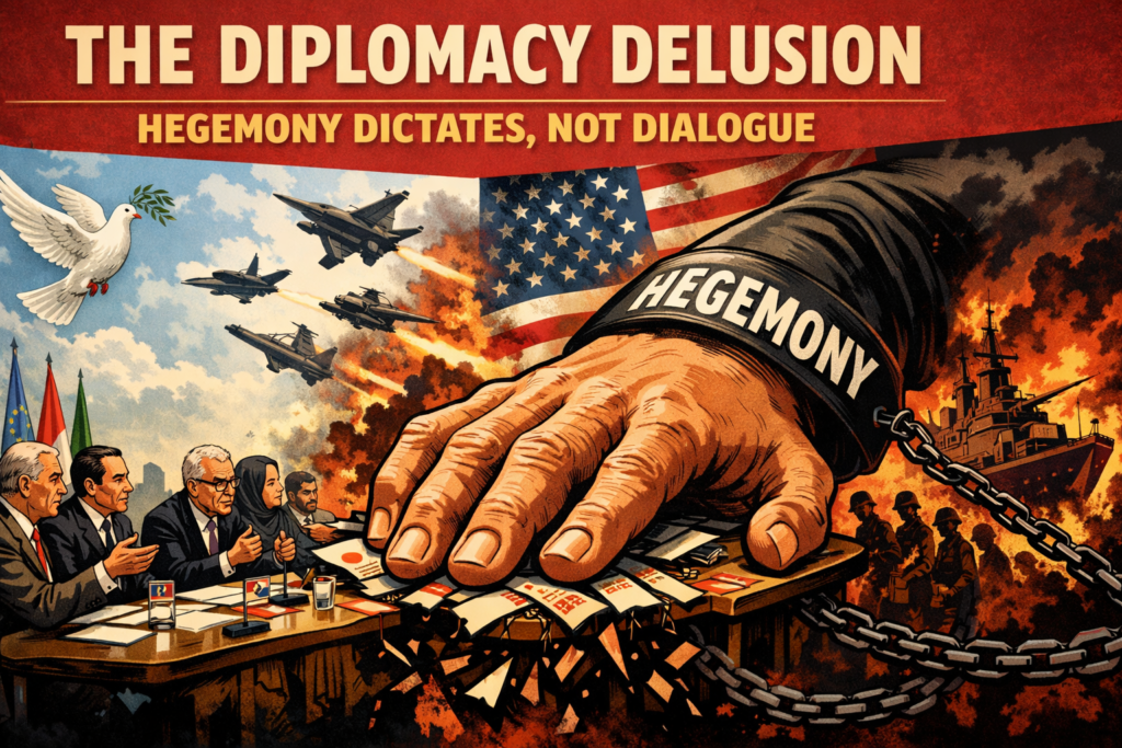 The Diplomacy Delusion Hegemony Dictates, Not Dialogue